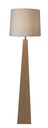 BAMBOO & LINEN FLOOR LAMP  - NATURAL