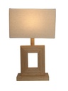 BAMBOO & LINEN TABLE LAMP  - NATURAL
