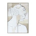 FRAMED CANVAS  
80% HANDPAINTING