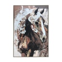 FRAMED CANVAS  
80% HANDPAINTING