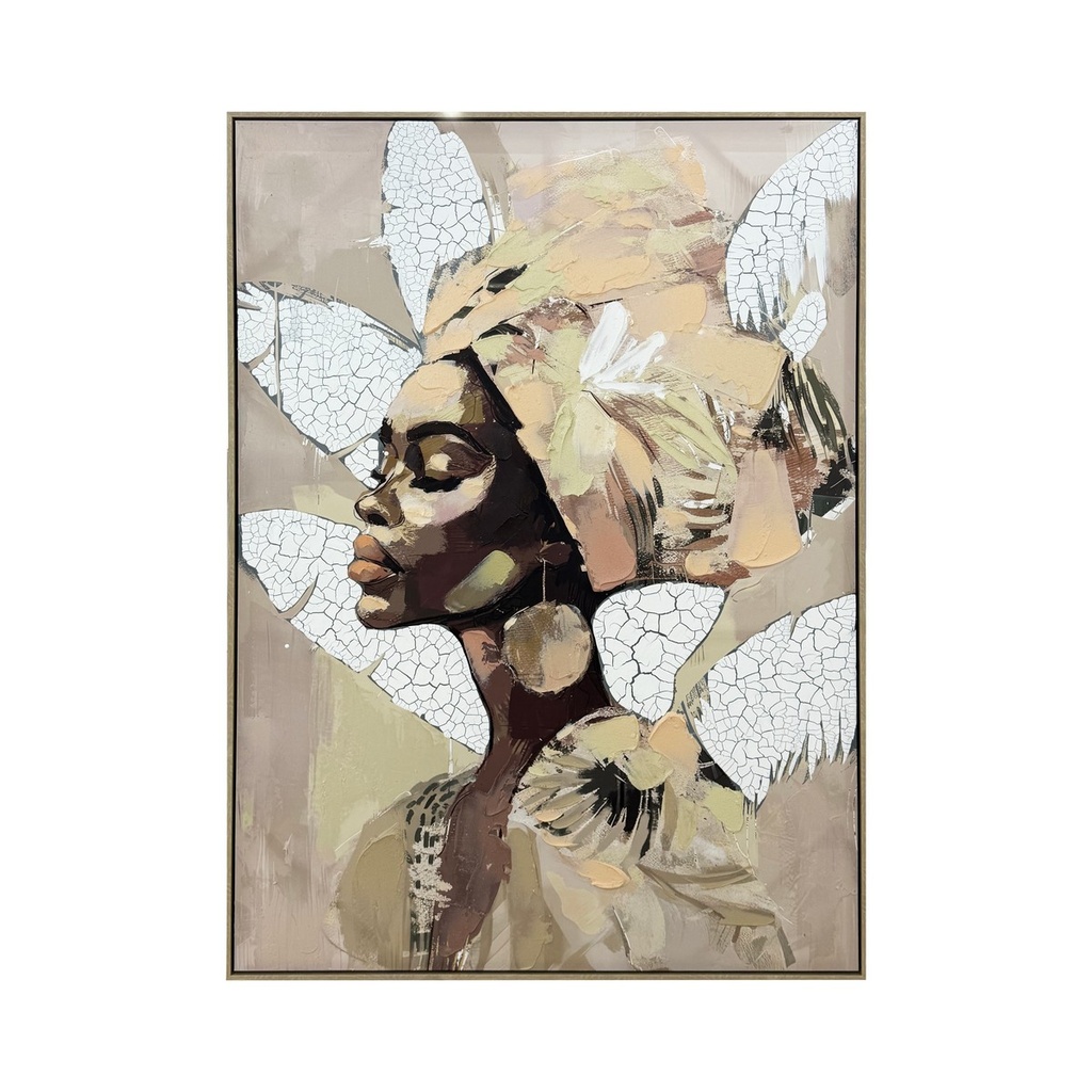 FRAMED CANVAS  
80% HANDPAINTING