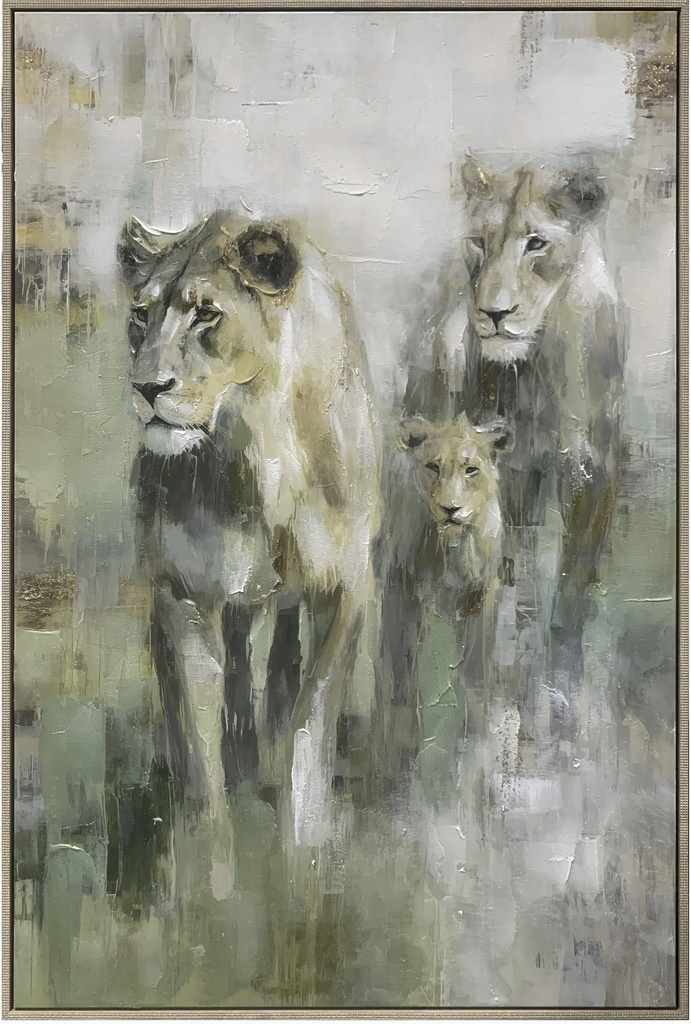 FRAMED CANVAS  
80% HANDPAINTING