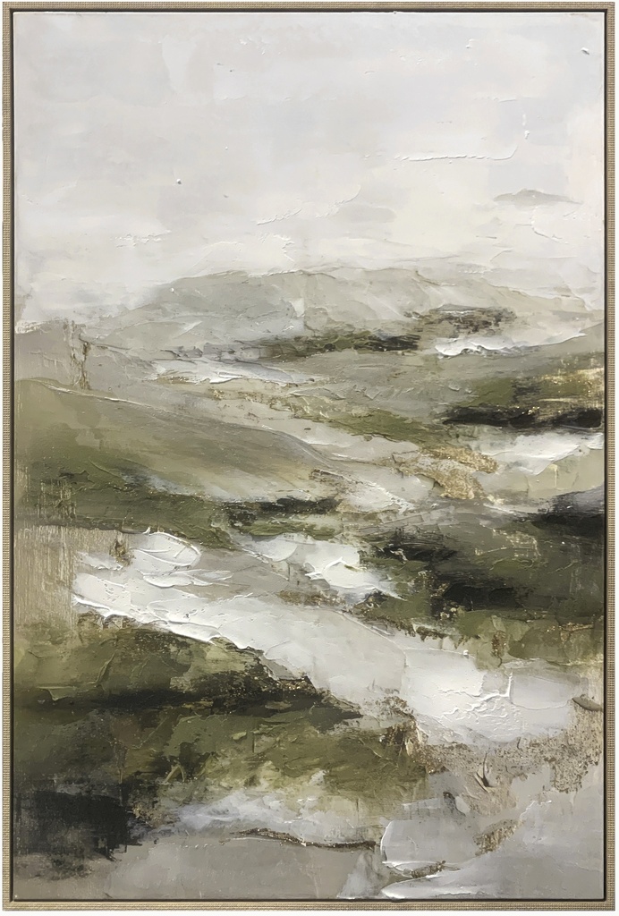 FRAMED CANVAS  
80% HANDPAINTING