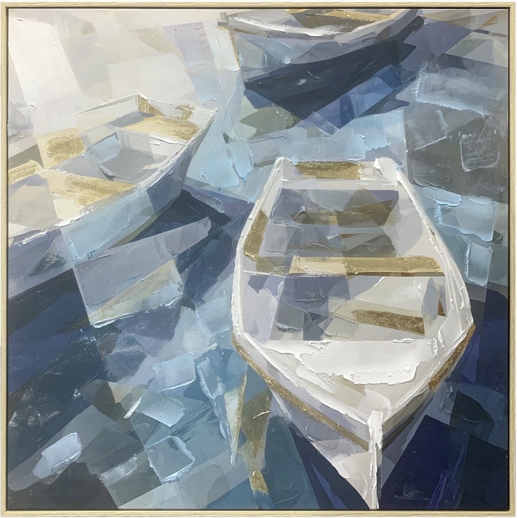 FRAMED CANVAS  
80% HANDPAINTING