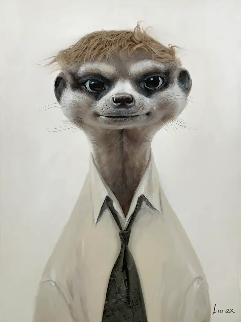 BAD HAIR DAY - MEERKAT CANVAS