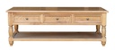 OAK COFFEE TABLE 6 DRAWERS