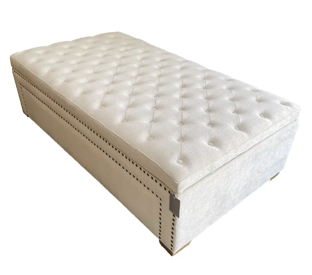OVERSIZED OTTOMAN - CREAM