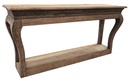 RECLAIMED ELM CONSOLE  OLD ELM