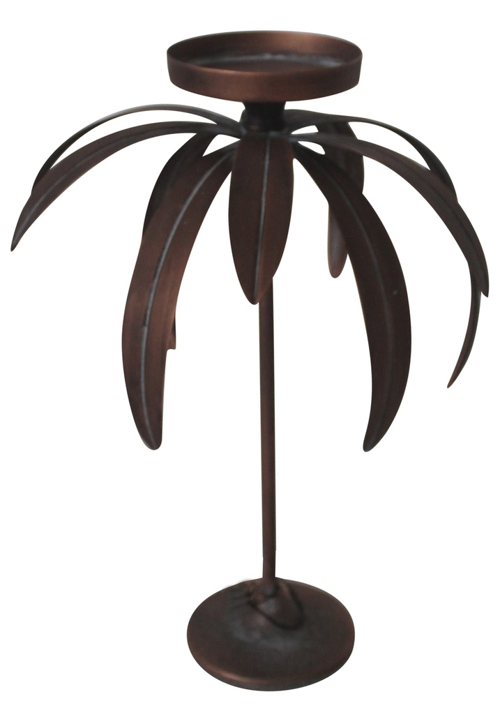 PALM CANDLE HOLDER