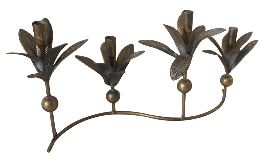 PALM CANDLE HOLDER