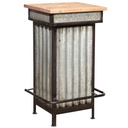 MANCAVE RUSTIC IRON/TEAK COUNTER