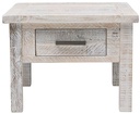BARBADOS WHITEWASH SIDE TABLE