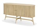 NORDIC OAK SIDE BOARD WITH SLIDING DOORS