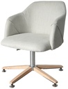 CONTOUR FABRIC ADJUSTABLE OFFICE CHAIR