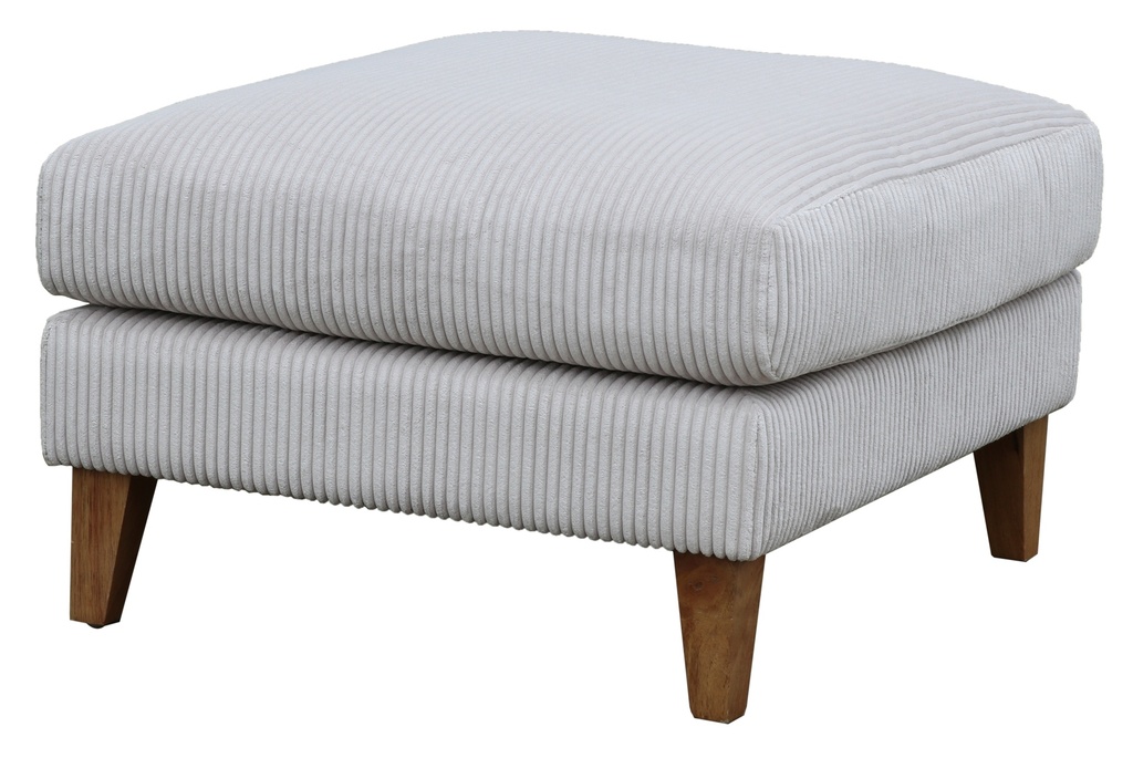 KING HENRY OTTOMAN - LIGHT GREY