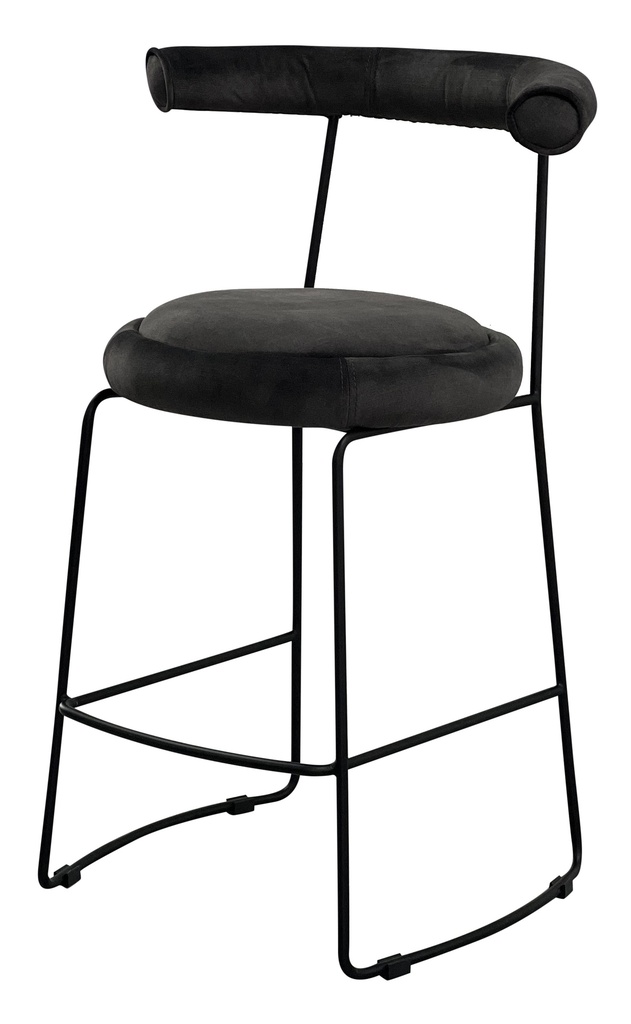 BERET BARSTOOL (SEAT HEIGHT 650MM) - MACAU BLACK