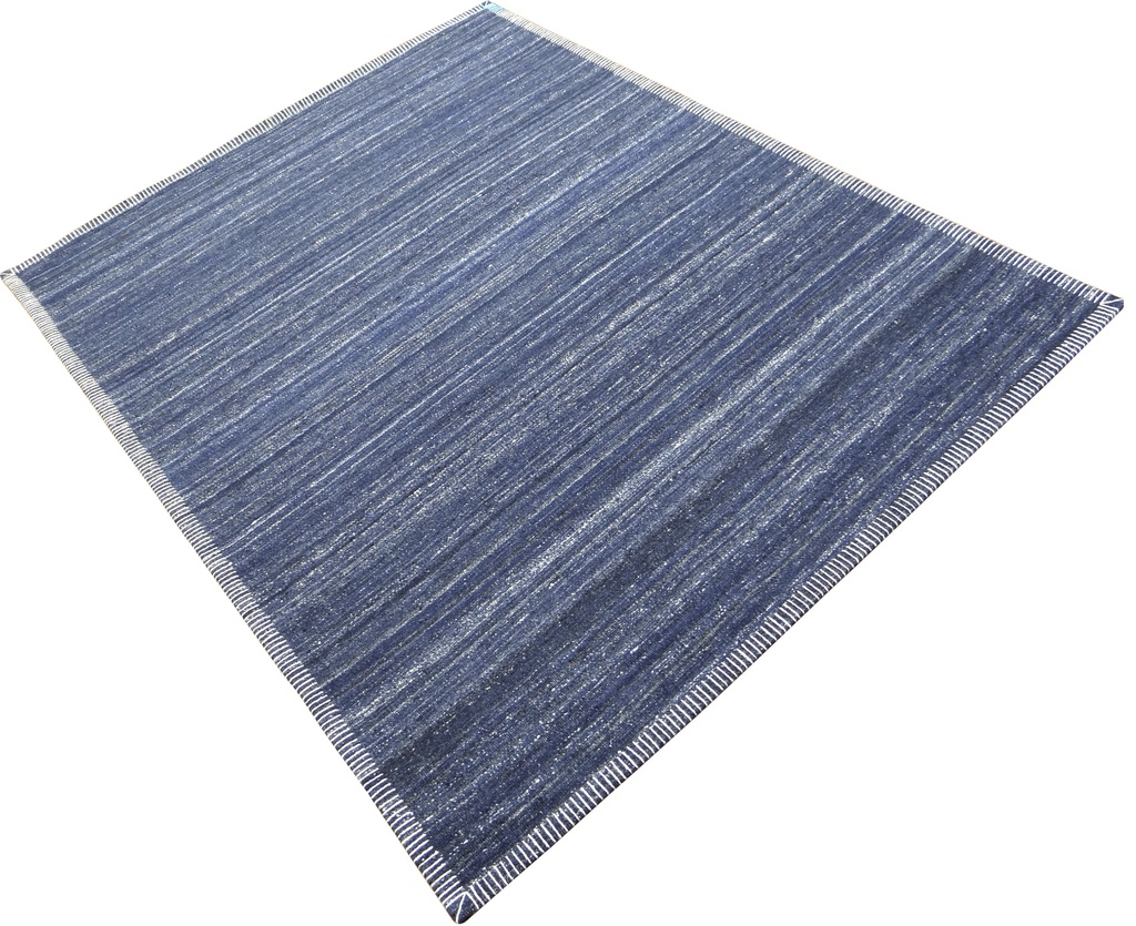 ANTIS HAND LOOM CARPET - WOOL/VISCOSE - WOOL/VISCOSE - INDIGO