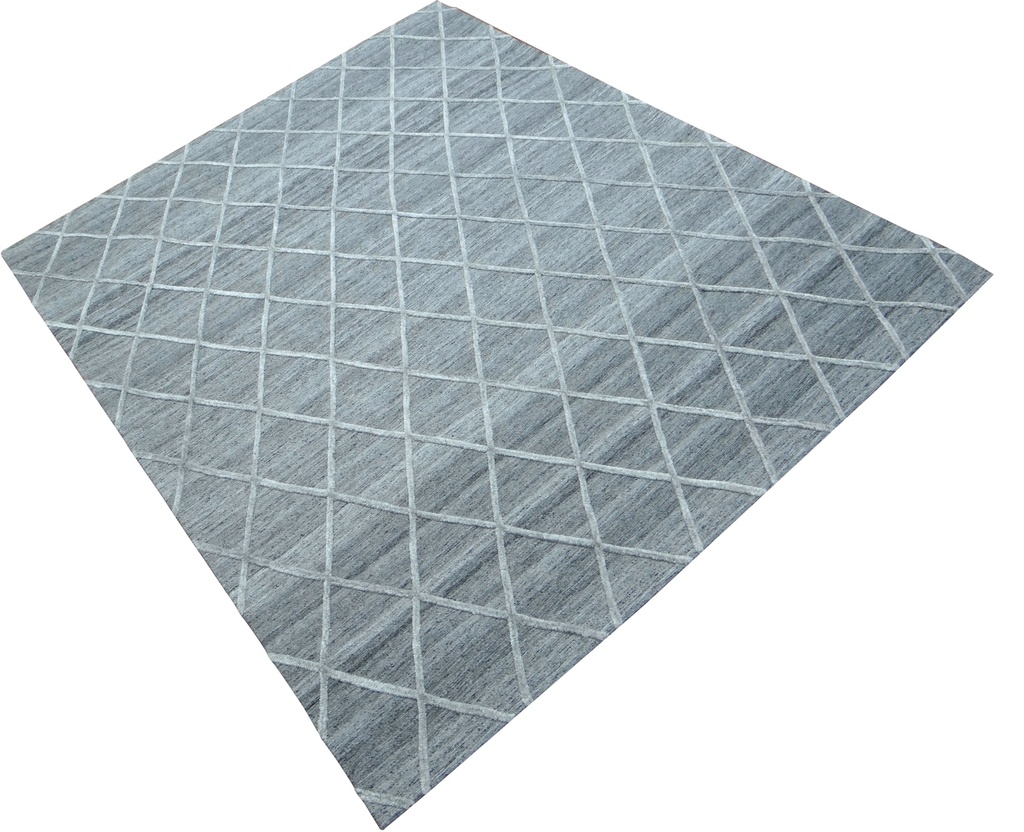 MEDINA TUFTED RUG - WOOL/VISCOSE - WOOL/VISCOSE - GREY