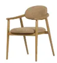 CELLINI DINING CHAIR -NATURAL ASH WOOD 