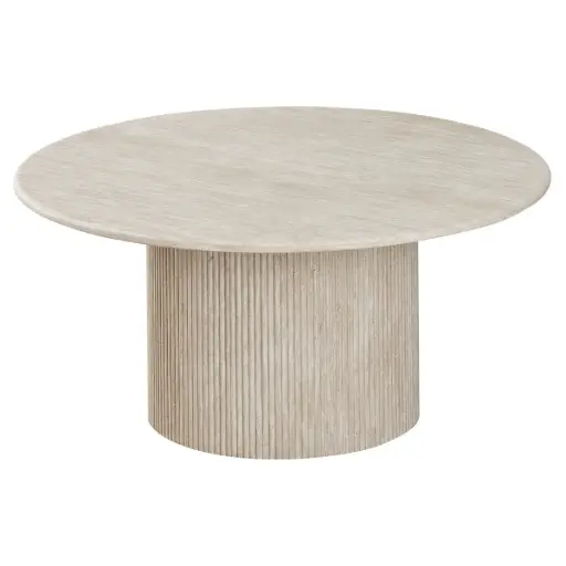 [AD6002] TUSCAN TRAVERTINE COFFEE TABLE