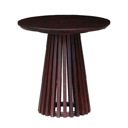 [CF8254] OAK SIDE TABLE ANTIQUE WALNUT - OAK