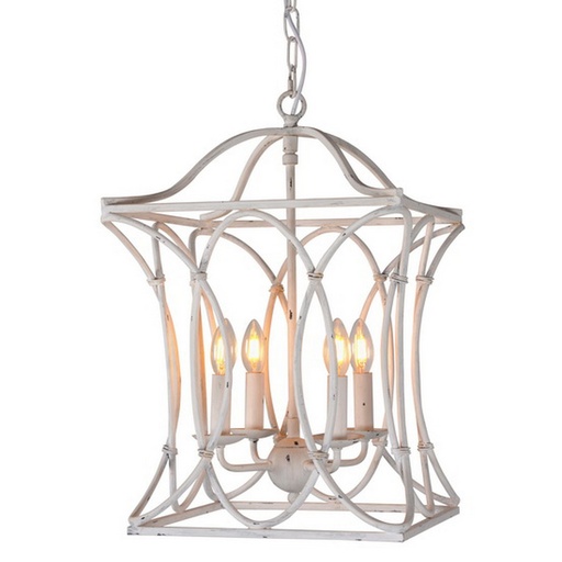 [RL4048] ANTIQUE WHITE CHANDELIER