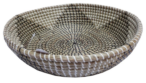 [AD2012] SEAGRASS DISH WITH PLASTIC WEAVING