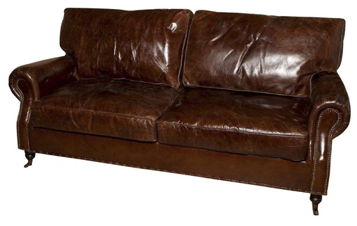 [AF2029] KENSINGTON 3 SEATER VINTAGE CIGAR