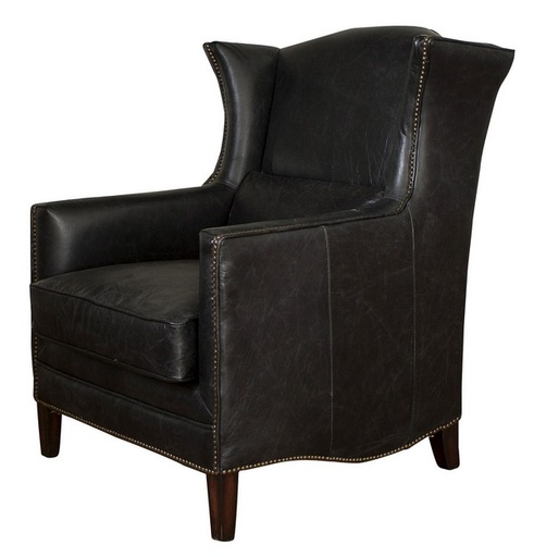 [AF2047] WING ARMCHAIR BELON BLACK