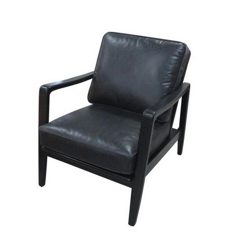 [AF2265] FINN CHAIR - BELON BLACK / BLACK FRAME