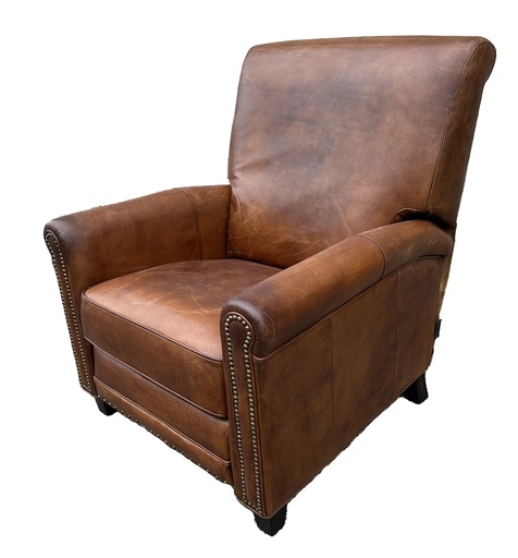 [AF2285] CHATSWOOD RECLINER - VINTAGE CIGAR BROWN