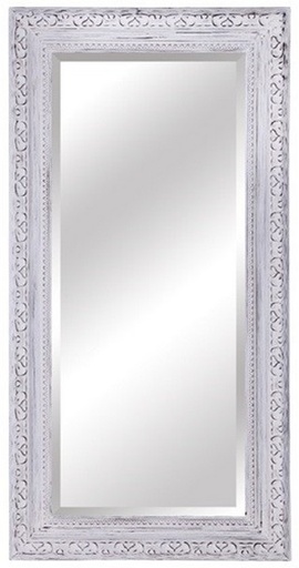 [AH3010] ANTIQUED ORNATE BEVELLED MIRROR