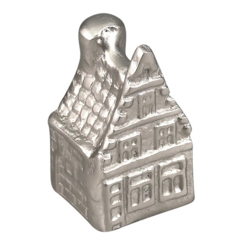 [AM9047] ALU HOUSE DECO SCULPTURE - SILVER