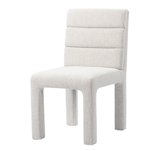 [BR3039] ACCORD DINING CHAIR - BIRCHWOOD/BOUCLE