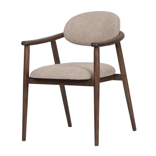 [BR3044] CELLINI DINING CHAIR - WALNUT