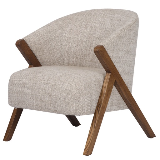 [BR3054] HAVEN OCCASSIONAL CHAIR  - BIRCH WOOD