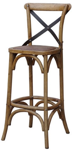 [CF8051] CROSS BACK BARSTOOL