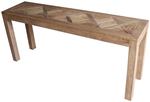[CF8093] RECLAIMED ELM BAR TABLE