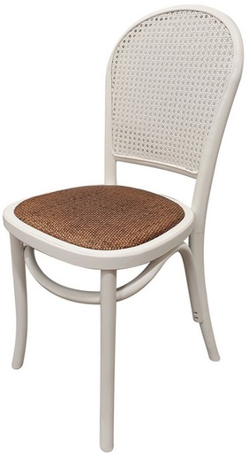 [CF8141] DINING CHAIR WHITE CHINESE OAK