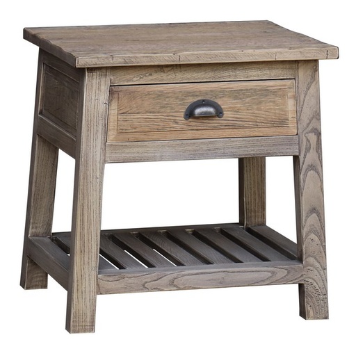 [CF8191] SIDE TABLE - RECLAIMED OAK