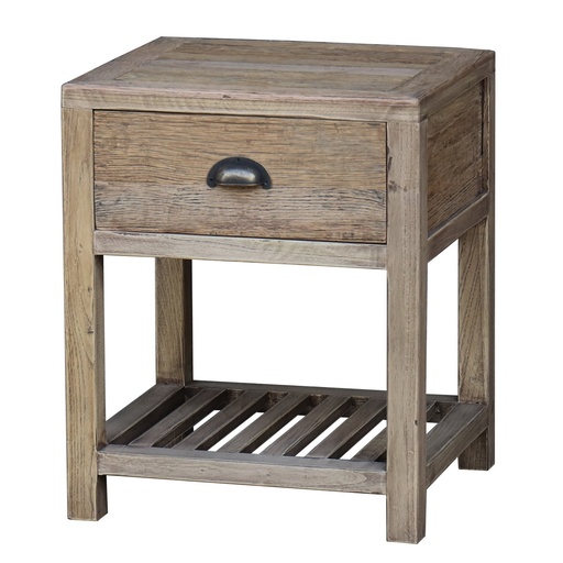 [CF8192] SIDE TABLE - RECLAIMED OAK