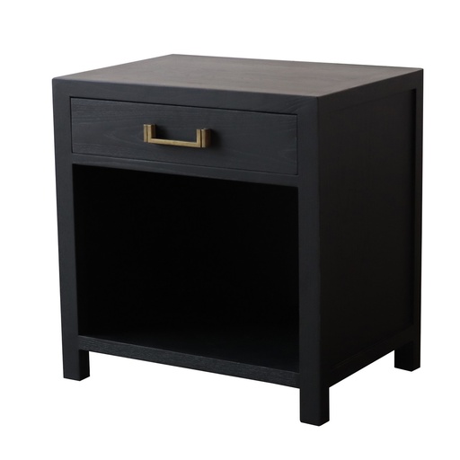 [CF8276] BLACK ELM BEDSIBE TABLE - ELM