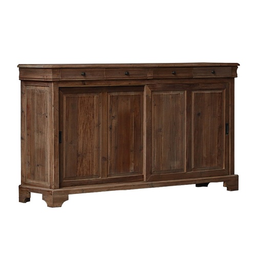 [CF8294] MANOR SIDEBOARD WITH SLIDING DOORS - RECLAIMED ELM