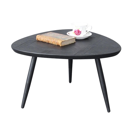 [DT5013] WOODEN SIDE TABLE - BLACK