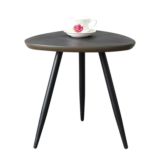 [DT5014] WOODEN SIDE TABLE - BLACK
