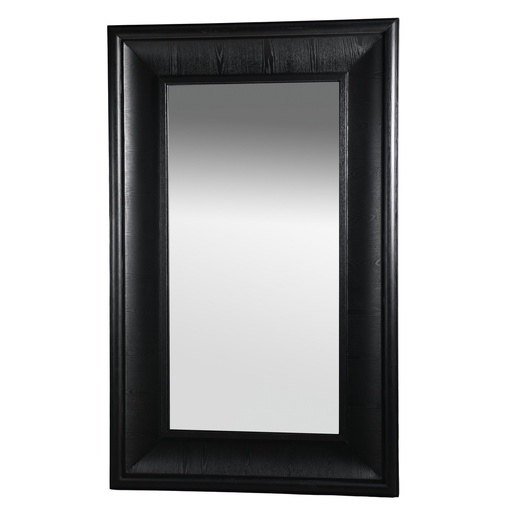 [EM8009] BLACK WALNUT RECTANGLE FLOOR MIRROR - OAK VENEER/MDF