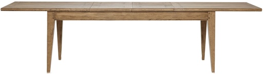 [FF9001] BOSQUET DOUBLE EXT DINING TABLE - RUSTIC LIGHT