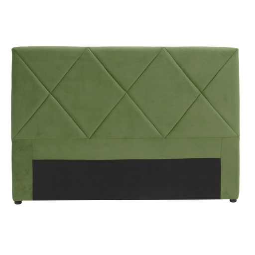 [FG8006] METRO DIAMOND STITCHED KING/SUPER KING HEADBOARD - VELVET OLIVE