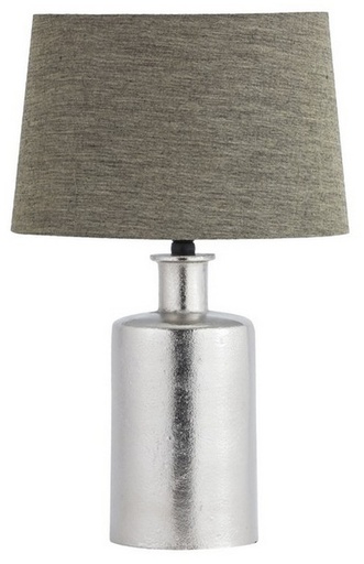 [GA2001] TABLE LAMP WITH SHADE (LAMP - NICKEL / SHADE - SOUTH LINEN)