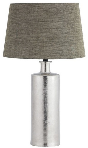 [GA2002] TABLE LAMP WITH SHADE (LAMP - NICKEL / SHADE - SOUTH LINEN)